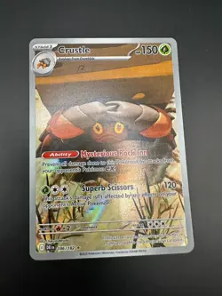 Crustle 186/182 Destined Rivals illustration rare Pokemon - Image 1