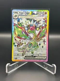 2024 Pokemon TCG Scarlet & Violet Surging Sparks 222/191 Flygon ex UR Ultra Rare - Image 1