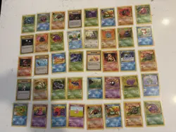 Lot of 40 Pokemon Fossil Cards- Near Mint/ Light Play LOT #15 - Image 1