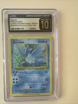 Articuno Pokemon 2023 TCG Classic 009/034 CGC Pristine 10 English - Image 1