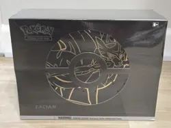 Pokemon TCG Sword & Shield Zacian ETB Elite Trainer Box Plus Factory Sealed 820650807435 - Image 1
