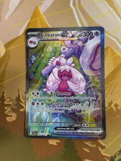 Pokemon SV Paldea Evolved Tinkaton EX 262/193 NM - Image 1