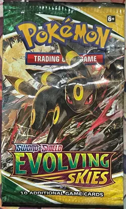 Evolving Skies Booster Pack Art Set (4) EMPTY - Pokemon 2021 - Image 3