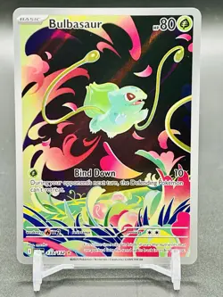 Bulbasaur 133/132 Mega Evolutions Illustration Rare Pokemon TCG English NM - Image 1