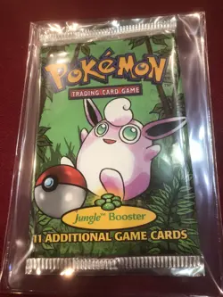 Pokemon Jungle Unlimited 1999 Wigglytuff Artwork Booster Pack WOTC Sealed - Image 1