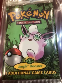 Pokemon Jungle Unlimited 1999 Wigglytuff Artwork Booster Pack WOTC Sealed - Image 2