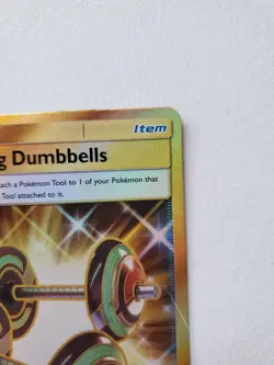 Pokemon TCG Bodybuilding Dumbbells Burning Shadows 161/147 Holo Secret Rare - Image 3