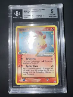 Pokemon Torchic Gold Star BGS 5+ 108/109 Ex Team Rocket Returns -no Charizard - Image 2
