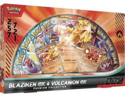 Pokemon TCG: Blaziken ex & Volcanion ex Premium Collection 2025 Amazon Exclusive - Image 1
