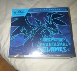 Pokemon TCG Mega Evolution Phantasmal Flames Elite Trainer Box ETB New Sealed - Image 1
