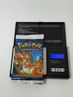 21.11g HEAVYU 1999 Pokemon Charizard Art Base Set Booster Pack! Factory Sealed! - Image 1