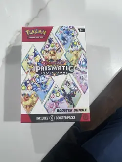 Pokemon TCG | Factory Sealed Prismatic Evolutions Booster Bundle | 6 Packs - Image 1