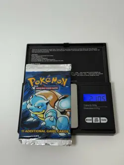 21.05g HEAVYU 1999 Pokemon Blastoise Art Base Set Booster Pack! Factory Sealed! - Image 1