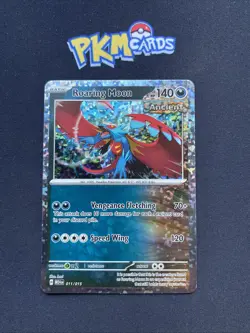 Pokemon TCG Roaring Moon Mcdonald's 2024 011/015 Holo Rare LP. - Image 1
