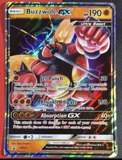 Buzzwole GX - SM69 Jumbo Oversized Pokemon Card Holo - Image 1
