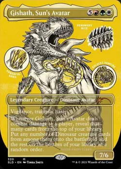 MTG English Gishath, Sun's Avatar NM Normal Secret Lair - Image 1