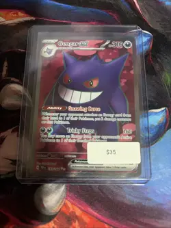Pokemon TCG Gengar EX Temporal Forces Ultra Rare Card 193/162 Near Mint - Image 1