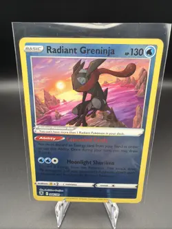 Pokemon TCG Radiant Greninja Astral Radiance Card 046/189 NM - Image 1
