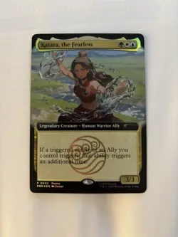 SDCC 2025 Magic The Gathering X Avatar Katara The Fearless Promo Card IN HAND - Image 1