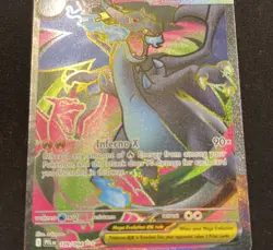 Mega Charizard X EX FULL ART 109/094 Phantasmal Flames Pokemon Card - Image 3