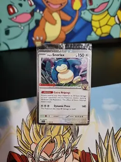 Pokemon TCG Journey Together Hop's Snorlax GameStop Promo Stamped Card #117 - Image 1