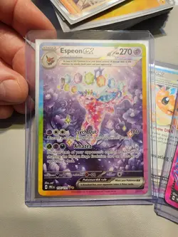 Espeon ex 155/131 Prismatic Evolutions Special Illustration Rare NM Pokemon Card - Image 1