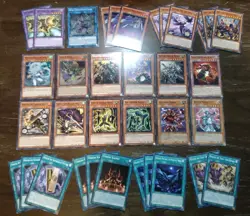 Yugioh Ninja Deck Core Of 44 Cards - White Ninja, Grandmaster Saizo - Image 1