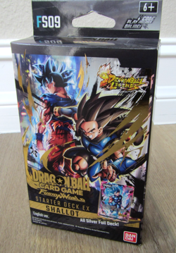 NEW DRAGON BALL Z SUPER CARD GAME STARTER DECK EX SHALLOT SILVER FOIL FUSION - Image 1
