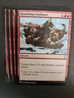 MTG l Hordeling Outburst (x4 Playset) | (NM) Commander: Phyrexia: All Will Be On - Image 1