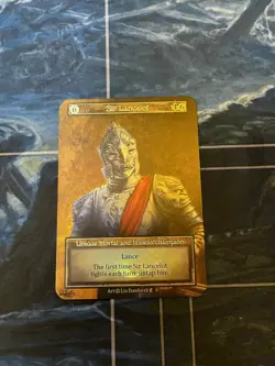 Sorcery TCG Sir Lancelot Foil Promo Team Covenent - Image 1