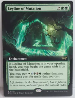 Leyline of Mutation [New, Near Mint] Extended Art {Duskmourn MTG} - Image 1