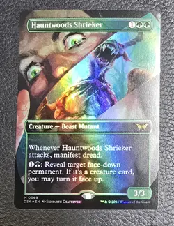 Hauntwoods Shrieker (Borderless) Duskmourn: House of Horror Foil MTG NM Magic - Image 1