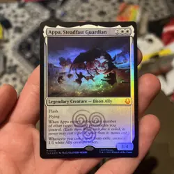 Appa, Steadfast Guardian : MTG *FOIL* Avatar: The Last Airbender #0010 / NM - Image 1