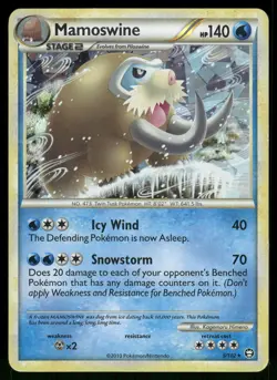 Mamoswine Cracked Ice Holo 005/102 Deck Exclusives Pokemon - Image 1