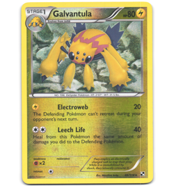 Pokemon 2011 Moderate Play Galvantula Black & White REVERSE 46/114 Card - Image 1