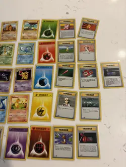 Lot of 46 Pokemon Base Set 1st Edition & Shadowless Near Mint Light Play LOT 17 - Image 3