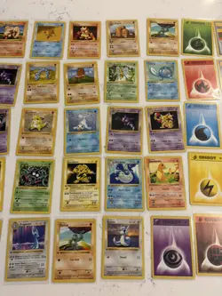 Lot of 46 Pokemon Base Set 1st Edition & Shadowless Near Mint Light Play LOT 17 - Image 4