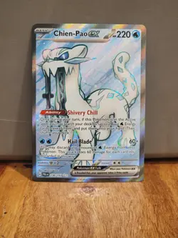 Pokemon TCG Chien-Pao ex 236/193 Paldea Evolved Full Art Ultra Rare Holo - Image 1