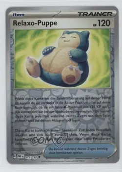 Snorlax Doll German Reverse Foil Pokemon Scarlet & Violet Paradox Rift PAR #175 - Image 1