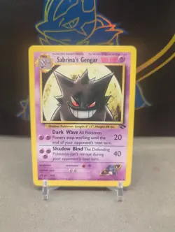 Pokemon Sabrina's Gengar 29/132 Gym Challenge Unlimited WOTC PL - Image 1