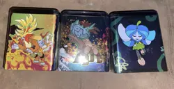 Pokemon 2025 Stacking Tins Full Set Of 3 Sealed - Image 1