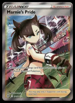 Marnie's Pride (Full Art) 171/172 Ultra Rare Holo NM Pokemon SWSH09: Brilliant S - Image 1
