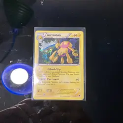 Pokemon : XY PHANTOM FORCES GALVANTULA 27/119 RARE HOLO THEME DECK EXCLUSIVE - Image 1