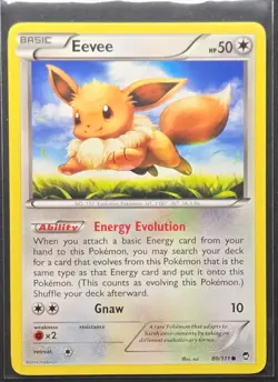 Eevee 80/111 Furious Fists Common Pokemon 2014 - Image 1