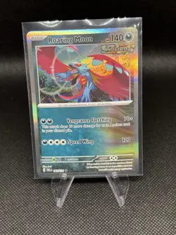 Roaring Moon 065/131 Rare Holo - Pokemon TCG Prismatic Evolutions - Image 1