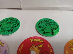 Pokemon Vileplume Holo Nintendo 1999 Wizards Coin 1998 Pog Disc Pukachu Jolteon - Image 3