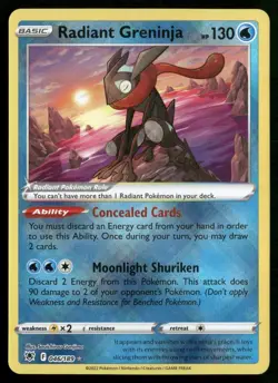 Radiant Greninja SWSH10: Astral Radiance 046/189 Pokemon TCG - Image 1