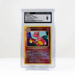 Pokemon Charmeleon Reverse Holo 10/108 XY Evolutions - CGC 9 - Image 1