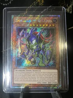 *** TOON BLACK LUSTER SOLDIER *** PLATINUM SECRET RARE RA03-EN272 YUGIOH! - Image 1