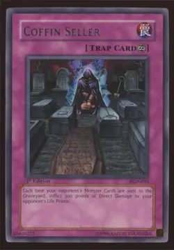 Yu-Gi-Oh! Coffin Seller #PGD-093 1st Edition Rare - Image 1